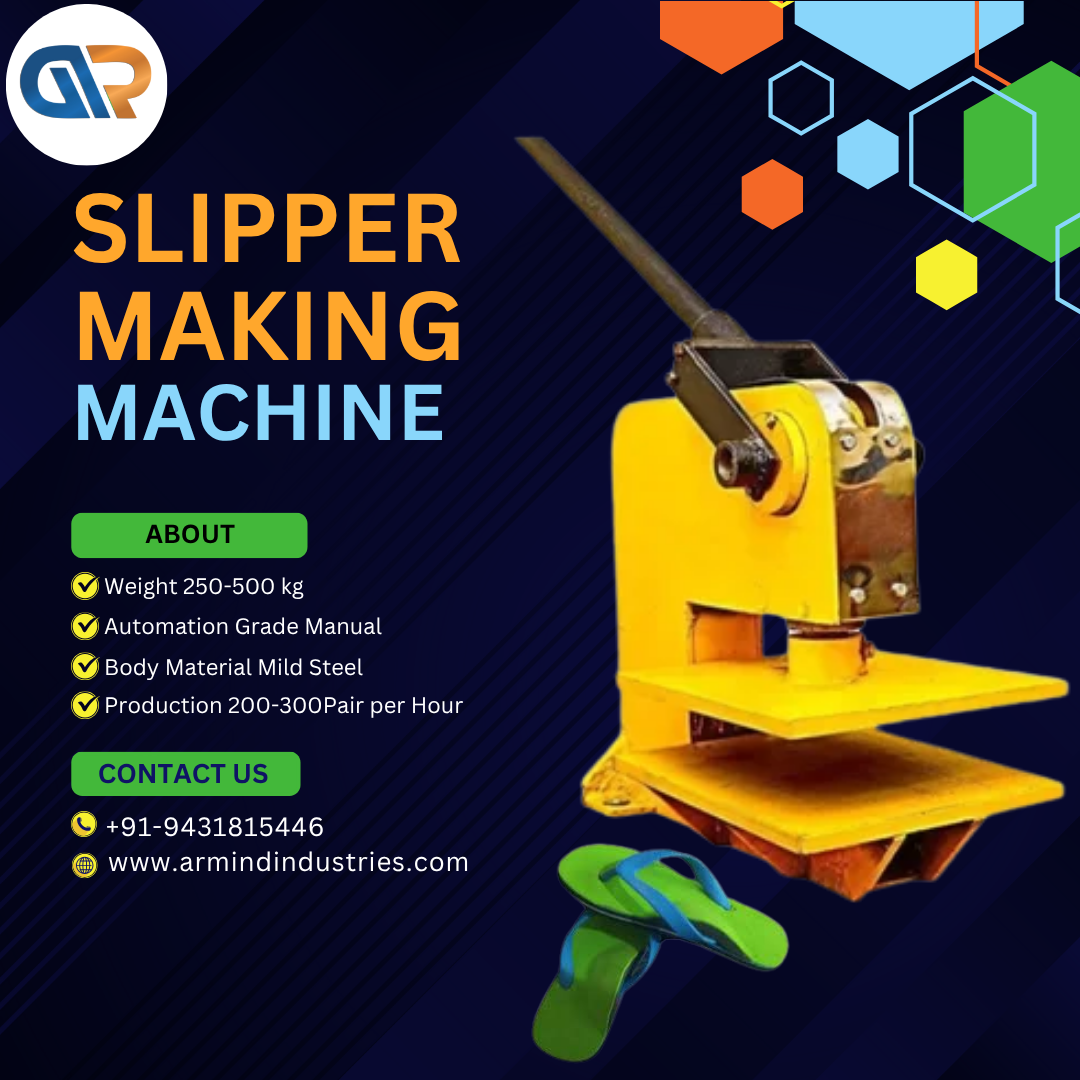 Manual Slipper Machine Price – Affordable & Durable Chappal Cutting Machine